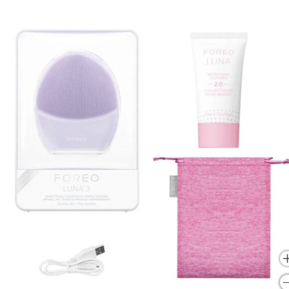 FOREO LUNA 3 Facial Cleansing & Firming Massage Device, + 0.67 fl oz Foaming - Picture 4 of 4